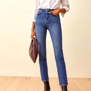 BNWT Liza High Rise Straight Leg Long Jeans